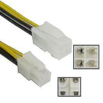 Conjuntos de acessórios de computador atx 4 pinos macho para fêmea conector de cabo de extensão de fonte de alimentação Conjuntos de acessórios de computador atx 4 pinos macho para fêmea conector de cabo de extensão de fonte de alimentação