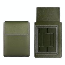 Conjuntos de acessórios de computador bolsa de couro de manga pu05 bolsa de transporte com pequena bolsa de armazenamento para laptop de 13,3 polegadas verde