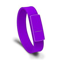 Conjuntos de acessórios de computador microdrive 128gb usb 2.0 pulseira pulseira u disco roxo