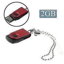 Conjuntos de acessórios de computador mini disco flash usb rotativo 2gb vermelho escarlate