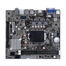 Conjuntos de acessórios de computador motherboard intel h61 1155 pinos ddr3 suporta cpu i5 i3 dual-core quad-core