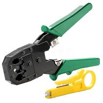 Conjuntos de acessórios de computador multi ferramenta rj45 rj12 rj11 cabo de fio crimper crimpador pc rede ferramentas manuais verde