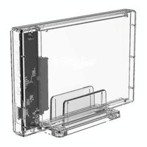 Conjuntos de acessórios de computador orico 2159c3-g2 Gabinete de disco rígido transparente de 10 gbps de 2,5 polegadas com suporte