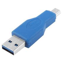 Conjuntos de acessórios de computador super speed usb 3.0 am para mini adaptador usb de 5 pinos azul