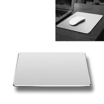 Conjuntos de acessórios de computador tapete antiderrapante de liga de alumínio de dupla face tamanho do mouse pad de mesa: mini prata
