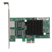 Conjuntos de acessórios de computador txa020 intel 82575 dual rj45 ports nic 10/100/1000 gigabit pci express pcie x1 adaptador de placa de rede