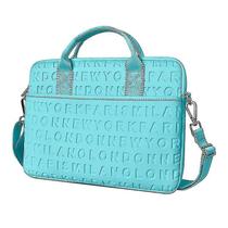 Conjuntos de acessórios de computador wiwu 13,3 polegadas à prova de choque à prova de queda bolsa de ombro fino para laptop bolsa azul