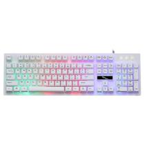 Conjuntos de acessórios de computador zgb g20 104 teclas usb com fio mecânico rgb backlight teclado de computador teclado para jogos branco