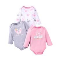 Conjuntos De Algodão Para Bebê Menina 3PCS Roupas De Manga Longa Para Recém-Nascidos Primavera Conjuntos De Algodão Para Bebê Menina 3PCS Roupas De Manga Longa Para Recém-Nascidos Primavera