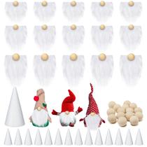 Conjuntos de barba Crafting Gnomes Sosation, 60 peças, cone de espuma, bola de madeira