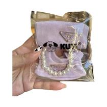 Conjuntos De Bonecas Labubu Tricotados Com Chapéus E Colares De Pérolas, Acessórios De Roupas Para