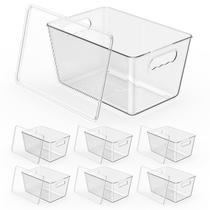 Conjuntos de Caixas Organizadoras KJIXYUNG 6 Unidades Transparentes Empilháveis 29x19x15 cm Conjuntos de Caixas Organizadoras KJIXYUNG 6 Unidades Transparentes Empilháveis 29x19x15 cm
