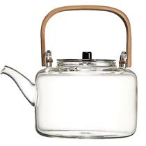 Conjuntos de chá de café 1100ml bule de vidro resistente ao calor à prova de explosão bule fervido chaleira kung fu bule de água