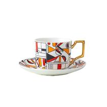 Conjuntos de chá de café criativo bone china xícara de café pires conjunto de cerâmica doméstica caneca de chá de leite conjunto de xícara de chá da tarde