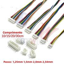 Conjuntos De Conectores JST1.25 ZH1.5 PH2.0 XH2.54 2/3/4/5/6/7/8/9/10P Fêmea Macho Com Cabo Conjuntos De Conectores JST1.25 ZH1.5 PH2.0 XH2.54 2/3/4/5/6/7/8/9/10P Fêmea Macho Com Cabo
