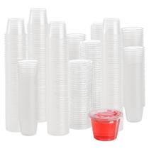 Conjuntos de copos descartáveis Hedume 600 de 30 ml com tampas