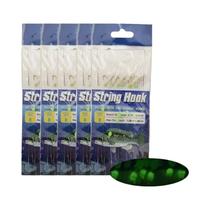 Conjuntos De Iscas Glow Sabiki 5 Peças Com Ganchos De Alto Carbono Para Água Doce E Salgada