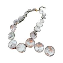 Conjuntos De Joias Geométricas De Resina Para Mulheres 2025 Brincos E Colar Simples De Luxo Leve