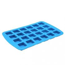 Conjuntos de panelas bolo fazer quadrados de brownie de silicone de 24 cavidades molde de cozimento molde de chocolate bakeware