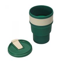 Conjuntos de panelas Copo de água compressível de silicone 550ml copo de café portátil dobrável