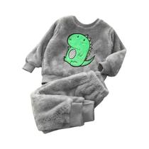 Conjuntos De Pijama De Inverno Para Meninos E Meninas De 2 a 6 Anos, Calças De Urso, 2 Peças, Roupas