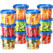 Conjuntos de Potes para Armazenamento de Alimentos BiuLeon 12 Unidades 710ml Livre de BPA