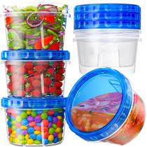 Conjuntos de Potes para Armazenamento de Alimentos BiuLeon 6 Unidades 500 ml Sem BPA
