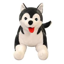 Conjuntos de presente de bebê 1pcs 70cm realista cão husky simulação de brinquedo de pelúcia brinquedos de animais de cachorro de pelúcia Conjuntos de presente de bebê 1pcs 70cm realista cão husky simulação de brinquedo de pelúcia brinquedos de animais de cachorro de pelúcia