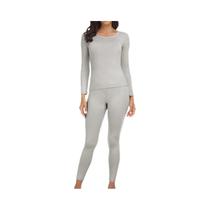 Conjuntos De Roupa Térmica Feminina Para Inverno, Calças Longas Forradas De Poliéster Para Esqui E