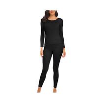 Conjuntos De Roupa Térmica Feminina Para Inverno, Calças Longas Forradas Em Poliéster Para Esqui E