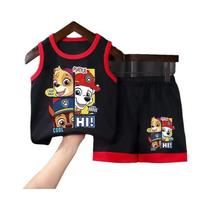 Conjuntos De Roupas Esportivas Em Malha De Secagem Rápida PAW Patrol Para Meninos E Meninas, Traje Conjuntos De Roupas Esportivas Em Malha De Secagem Rápida PAW Patrol Para Meninos E Meninas, Traje