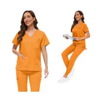 Conjuntos De Uniformes Médicos Cirúrgicos Unissex Para Mulheres, Traje Jogger, Acessórios De