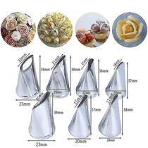 Conjuntos de utensílios de cozinha 7pcs conjunto 1/3/5/7pc/conjunto de bocal de crisântemo tubulação de gelo bicos de pastelaria utensílios de cozinha cozimento Conjuntos de utensílios de cozinha 7pcs conjunto 1/3/5/7pc/conjunto de bocal de crisântemo tubulação de gelo bicos de pastelaria utensílios de cozinha cozimento