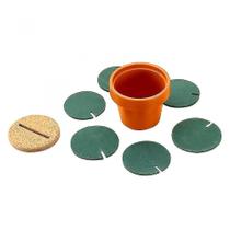Conjuntos de utensílios de cozinha coas ters diy cactus coas ter conjunto de 6pcs com suporte para vaso de flores