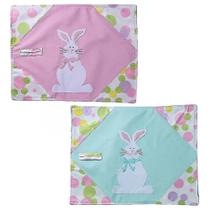 Conjuntos de utensílios de cozinha decorações do feriado da páscoa coelhinho da páscoa toalha de mesa tapete de mesa jogos americanos