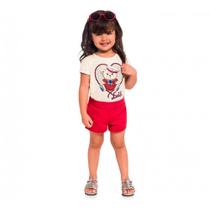 Conjuntos Infantil Menina De 2 A 8 anos Short E Blusa Conjuntos Infantil Menina De 2 A 8 anos Short E Blusa
