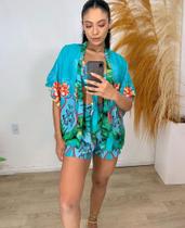 Conjuntos kimono cropped