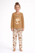 Conjuntos Milon Infantil Menina Inverno Leve COR:MARRONTAMANHO:8