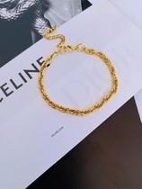 Conjuntos Semi Joia Colar e Pulseira maxi elos Cordão Baiano