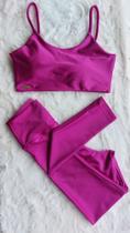 Conjuntos Top+Legging Rosa Gaya Trilobal TAM M Not-C