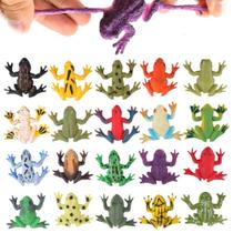 Conjuntos Toy ValeForToy Mini Rubber Frog com sacola de presente para meninos