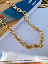 Conjuntos Unissex banhado a Ouro e Prata Colar e pulseira de correntes Maxi