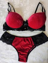 Conjuntos Variados Promocionais de Luxo em Microfibra com Detalhes em Renda