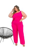 Conjutno De Calça e Blusa Feminina Plus Size Elegante Conjutno De Calça e Blusa Feminina Plus Size Elegante