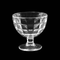 CONJUTO DE 6 TAÇAS DE SOBREMESA DE VIDRO XADREZ 298ml - LYOR