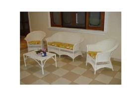 Conjuto De Jardim Varanda Jogo Sofá Em Fibra Sintética Vime Conjuto De Jardim Varanda Jogo Sofá Em Fibra Sintética Vime