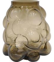 CONKA VASO 25x24x24cm VIDRO ÂMBAR CONKA VASO 25x24x24cm VIDRO ÂMBAR