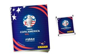 CONMEBOL COPA AMÉRICA USA 2024 - Álbum Capa Cartão + 10 envelopes