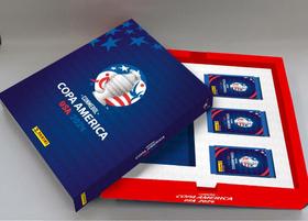 CONMEBOL COPA AMÉRICA USA 2024 - Kit Box Premium Álbum Capa Dura + 30 Envelopes