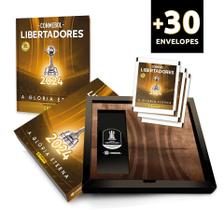 CONMEBOL LIBERTADORES 2024 - Kit Box Premium Capa Dura + 30 Envelopes - Panini